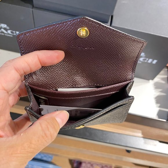 New CH487 COACH★Flap Card Case - Picture 4 of 5